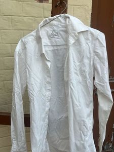 Classic White Button-Down Shirt