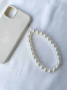 Pearl Phone Charm Strap🤍