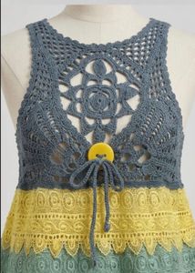 Colorful Crochet Top
