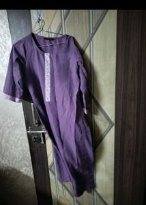 Purple Kurta bottom set