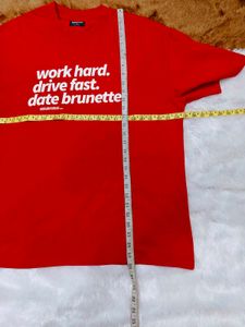 BONKERS Graphic Print Red T-Shirt