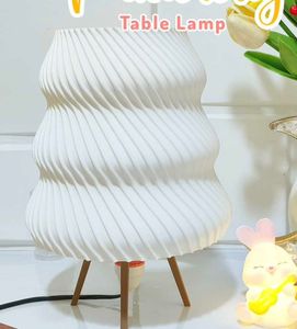 Modern Swirl Table Lamp