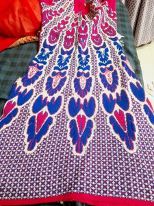 Pink woolen Kurta