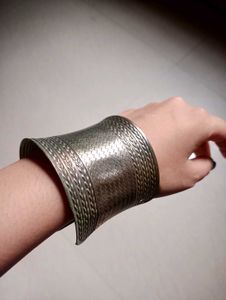 Silver Tone Cuff Bracelet