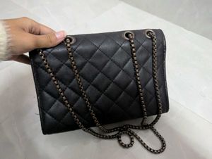 Black Chained Sling Bag