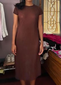Pleated Midi Dress