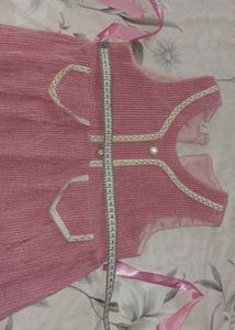 Cute Pink Corduroy Dress