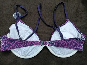 Patterned🖤 Purple big 🖤 Bra