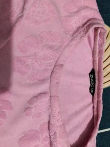 Pink Floral Textured top