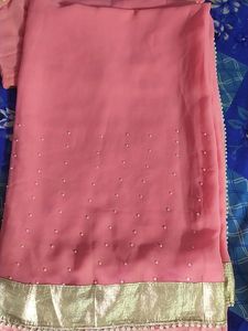 Elegant Pink Saree