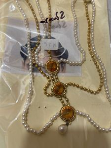 Elegant Pearl &amp; Stone Maang Tikka