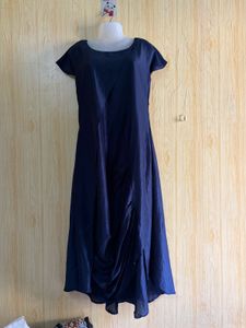 Designer Navy Blue Maxi Dress