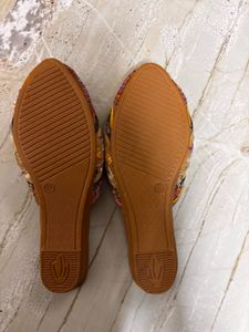 Embroidered Mules - Ethnic Flat Sandals