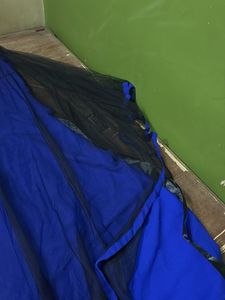 Royal Blue Kurta with Mirror Work
