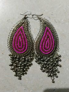 Bohemian Beaded Dangle Earrings