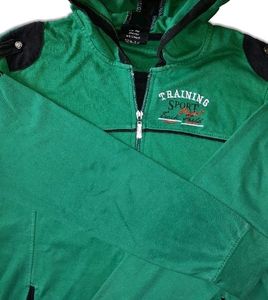 Green Cetzen T-Shirt with Hoodie Small Size
