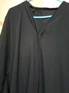 Elegant Black Abaya Dress For Kids