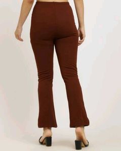 Shein Brown Flared Pants