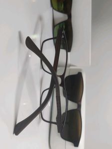 Clip-on Sunglasses with Prescription Frames