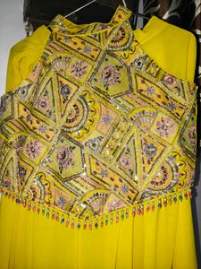Bright Yellow Ethnic plazoo