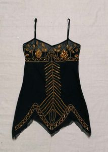 handbeaded y2k top