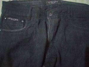 Stylish Black Jeans with Printed Shirt