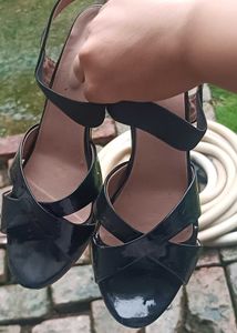 Black Heeled Sandals