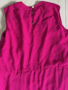 Stunning Pink Sleeveless Dress