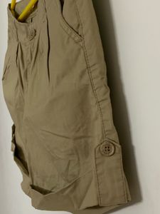 RIG Pure Cotton Khaki Cargo Shorts
