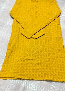 ETHNIC YELLOW KURTA