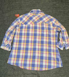 Dickies Women's Plaid Checkered Utility Shirt
