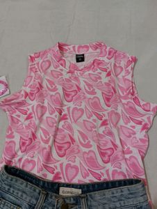 Pink Heart Top