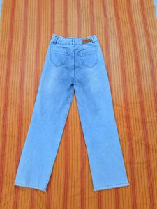 Light Wash Wide Leg Jeans