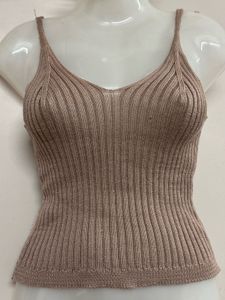 Ribbed Dusty Pink Tank Top