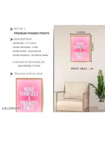 Set of 3 Motivational Art Prints