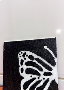 Mini Canvas Hand Made Butterfly Painting