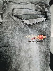 Distressed Acid Wash Jeans