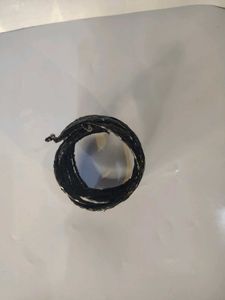 Stylish Black Beaded Bracelet