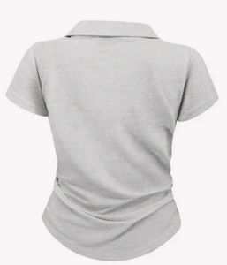 newme Light Grey Polo top