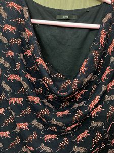branded Stylish Printed Midi Dress for L and Xl