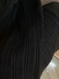 Bershka Black maxi Dress with side slit