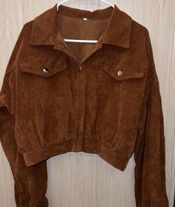 Vintage Cropped Corduroy Jacket