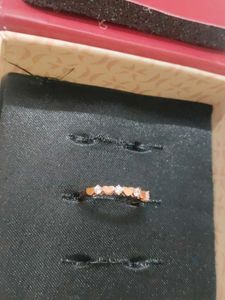 Rose Gold Heart Ring with Diamonds