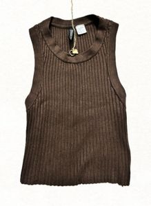 Ribbed Sleeveless Crop Top