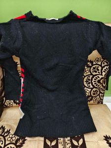 Patterned Knit Sweater