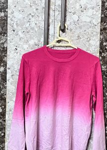 Vibrant Ombre Long Sleeve T-Shirt