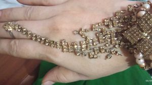 Stunning Rhinestone Bracelet Ring