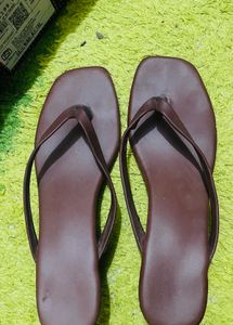Stylish Brown Wedge Sandals