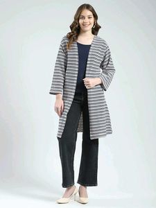 Striped Cardigan &amp; Top Set