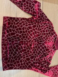 Stylish Velvet Blouse